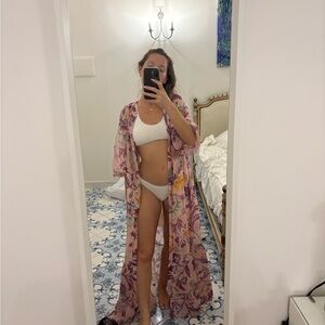 Floral Pink Maxi Dress